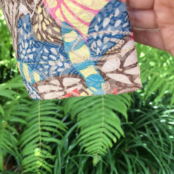 Analogy Woman lt denim printed cotton blend jacket, Woman’s Size - Picture 7 of 11